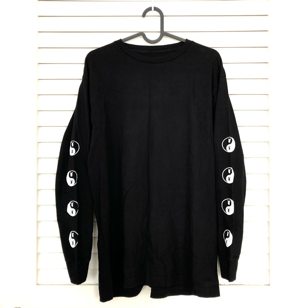 M+RC Noir Black Long Sleeve Ying Yang Bunny Peace